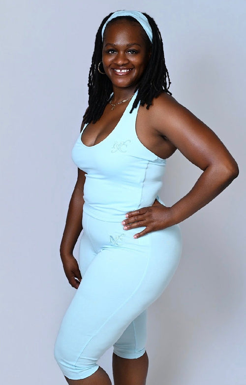 Baby Blue Capri Set