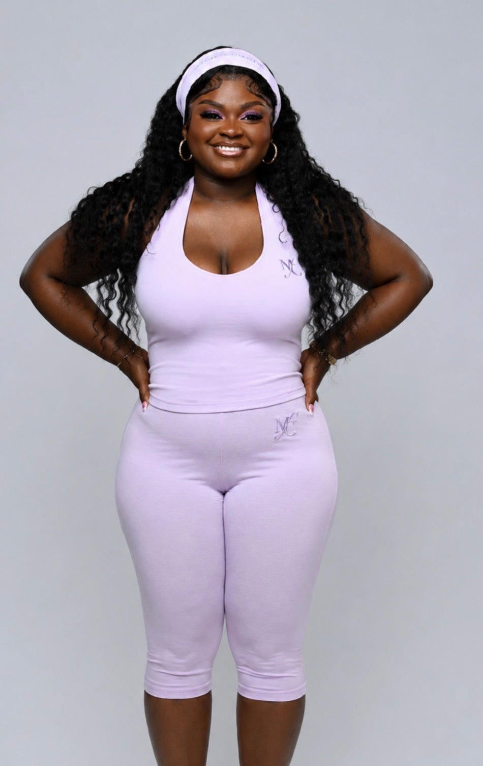 Lavender Capri Set