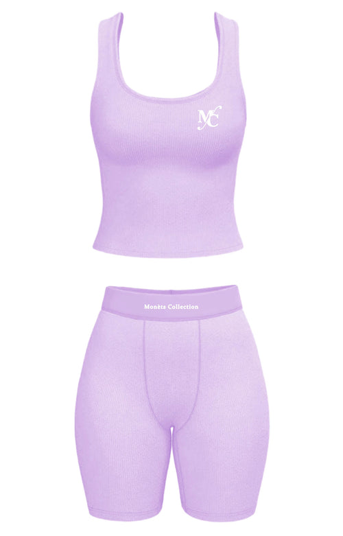Lavender 2 piece tank top set